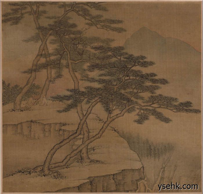 清 高岑 山水册页