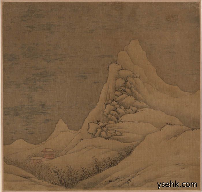 清 高岑 山水册页