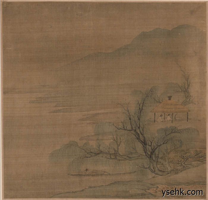 清 高岑 山水册页