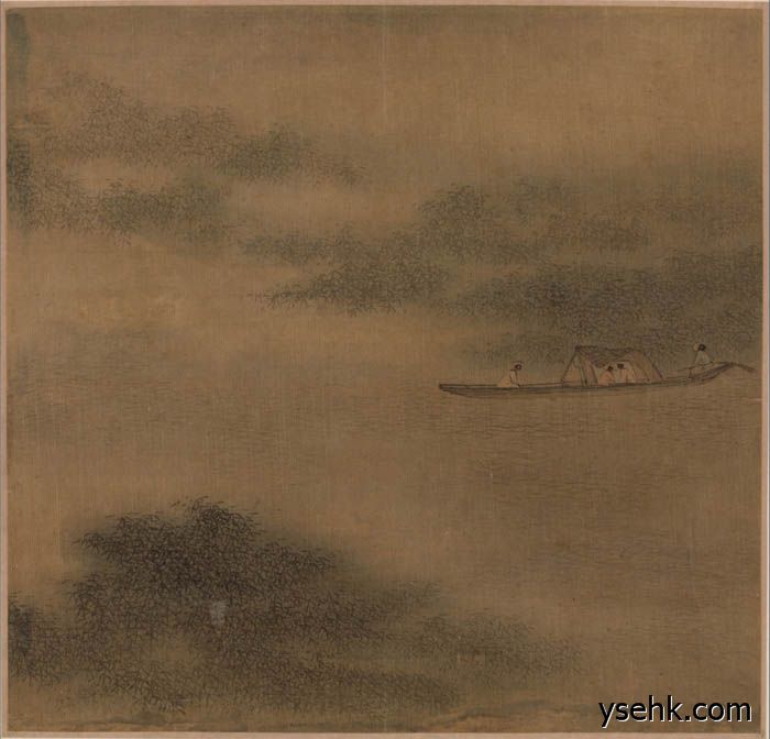 清 高岑 山水册页