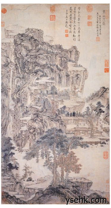元 王蒙 东山草堂