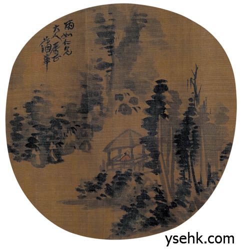 清末,高仿复制画